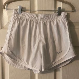 Nike Dri-Fit Running Shorts, Size S, White